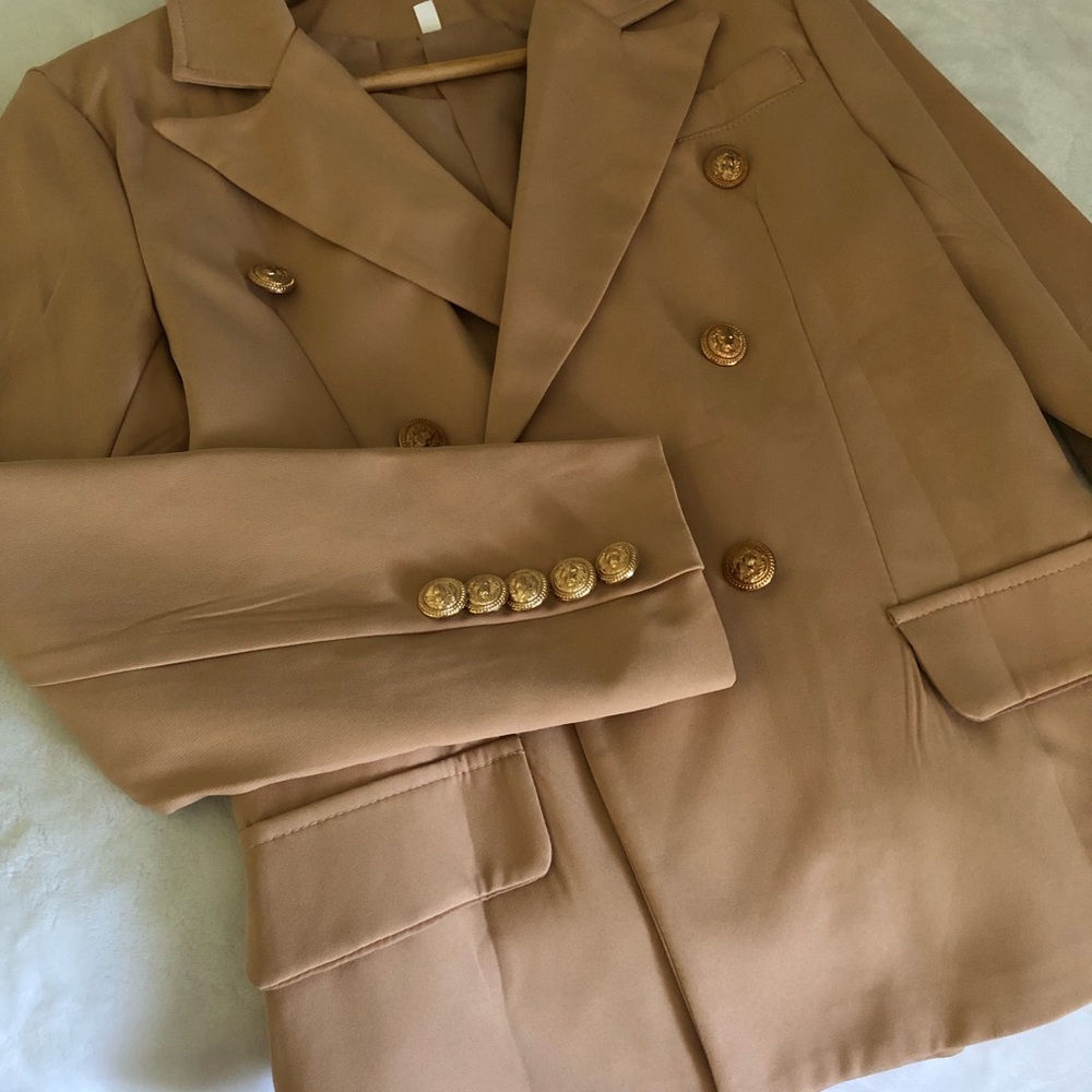 Crossed Body Blazer
